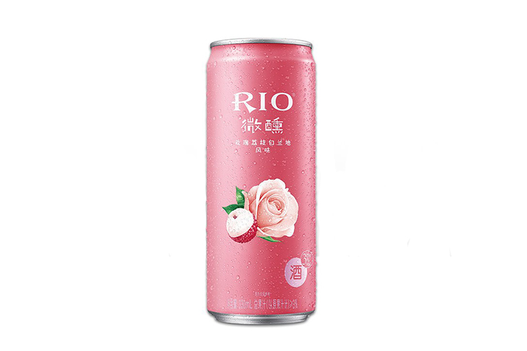 RIO LIGHT ROSE&LYCHEE BRANDY 330ML